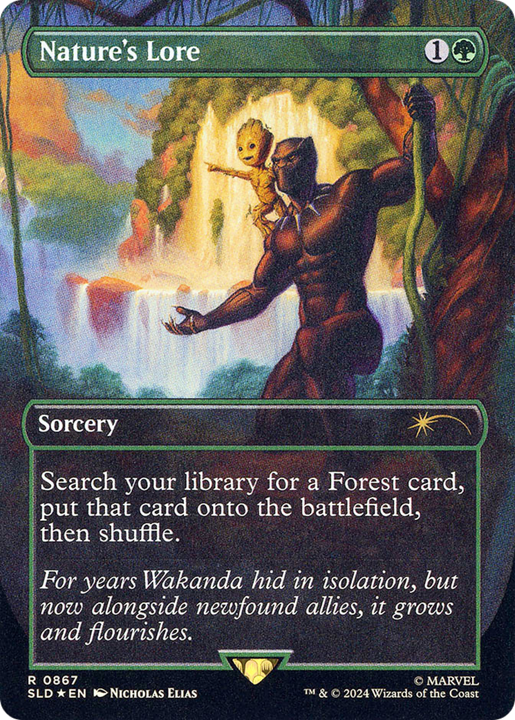 Nature's Lore (867) (Rainbow Foil) [Secret Lair Drop Series] | Grognard Games