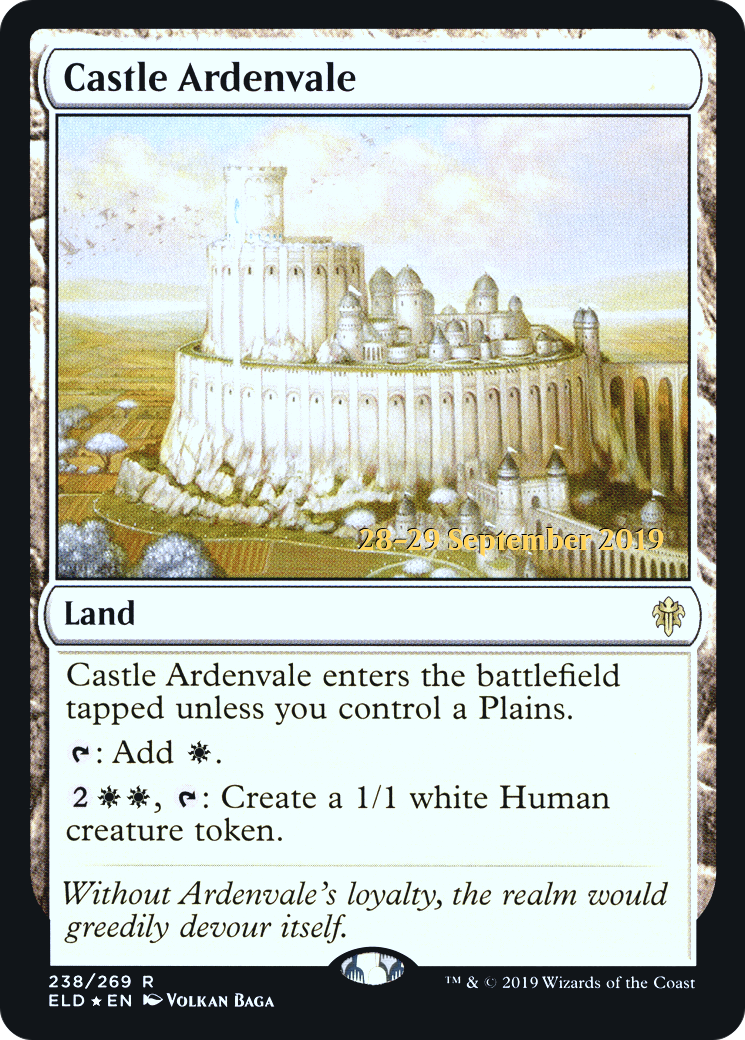 Castle Ardenvale  [Throne of Eldraine Prerelease Promos] | Grognard Games
