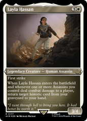 Layla Hassan (Foil Etched) [Assassin's Creed] | Grognard Games