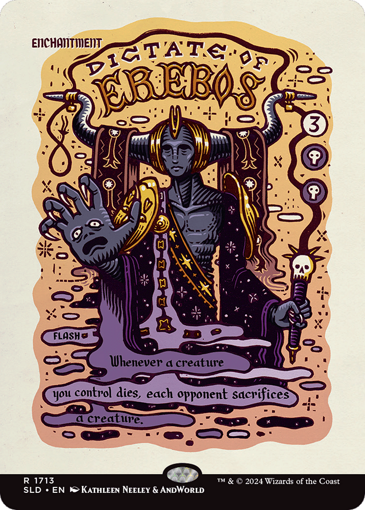 Dictate of Erebos (Rainbow Foil) [Secret Lair Drop Series] | Grognard Games