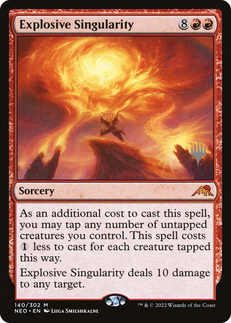 Explosive Singularity (Promo Pack) [Kamigawa: Neon Dynasty Promos] | Grognard Games