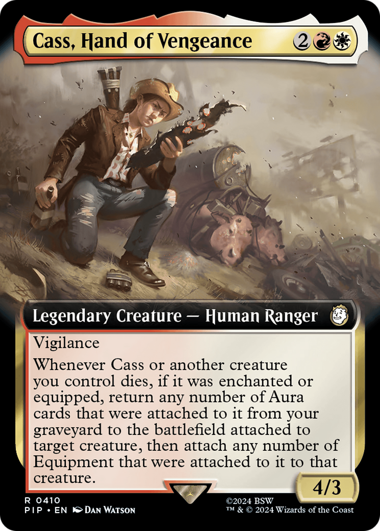 Cass, Hand of Vengeance (Extended Art) [Fallout] | Grognard Games