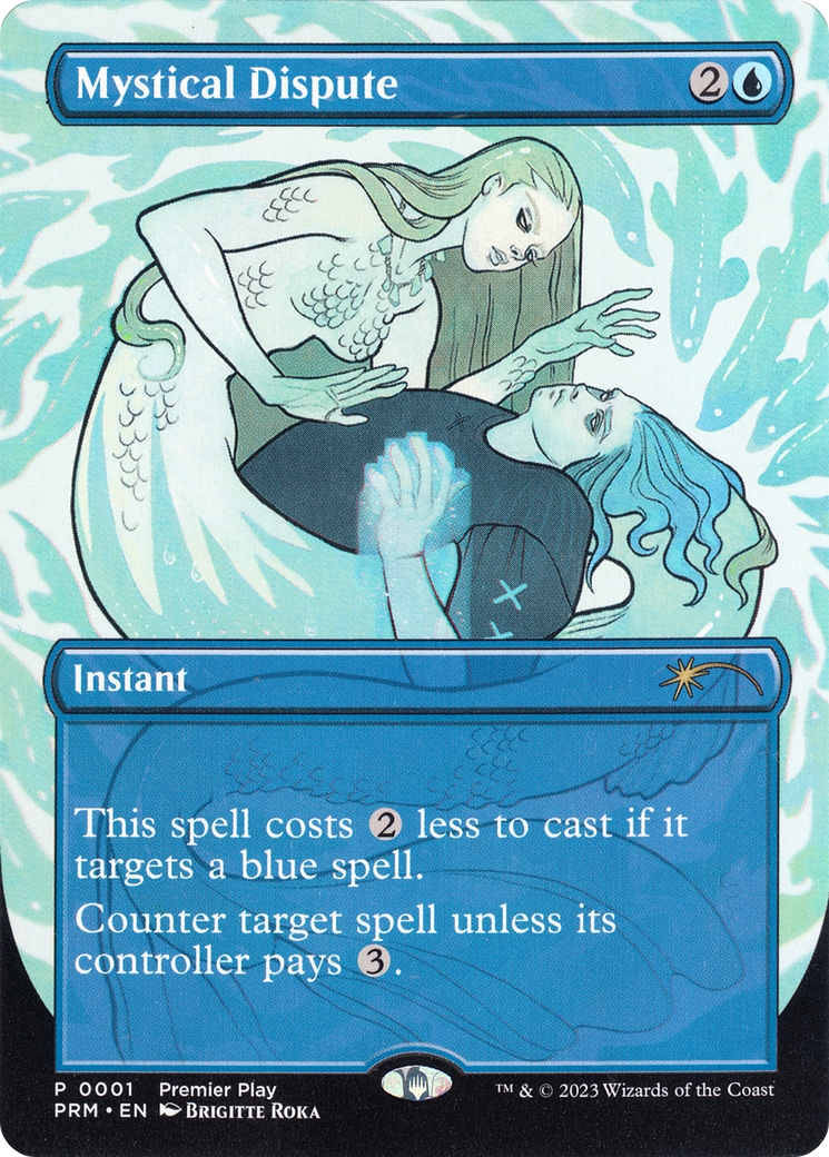 Mystical Dispute (Borderless Alternate Art) [Regional Championship Qualifiers 2023] | Grognard Games