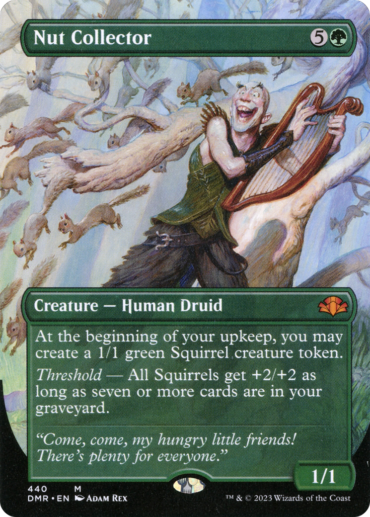 Nut Collector (Borderless Alternate Art) [Dominaria Remastered] | Grognard Games