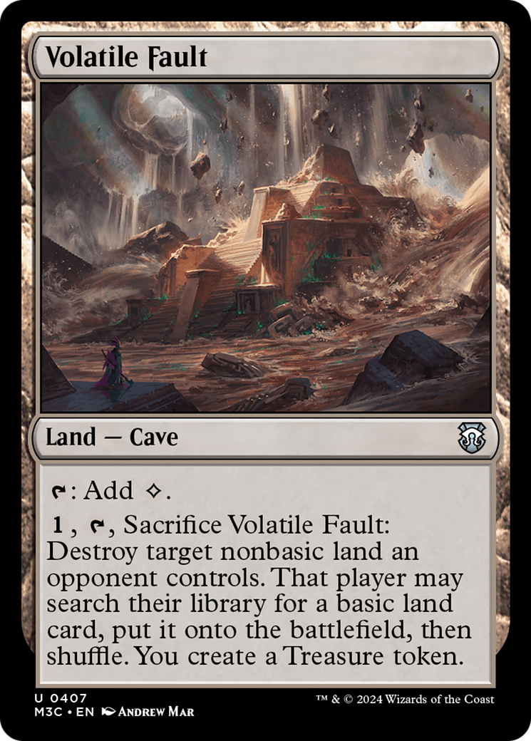 Volatile Fault (Ripple Foil) [Modern Horizons 3 Commander] | Grognard Games