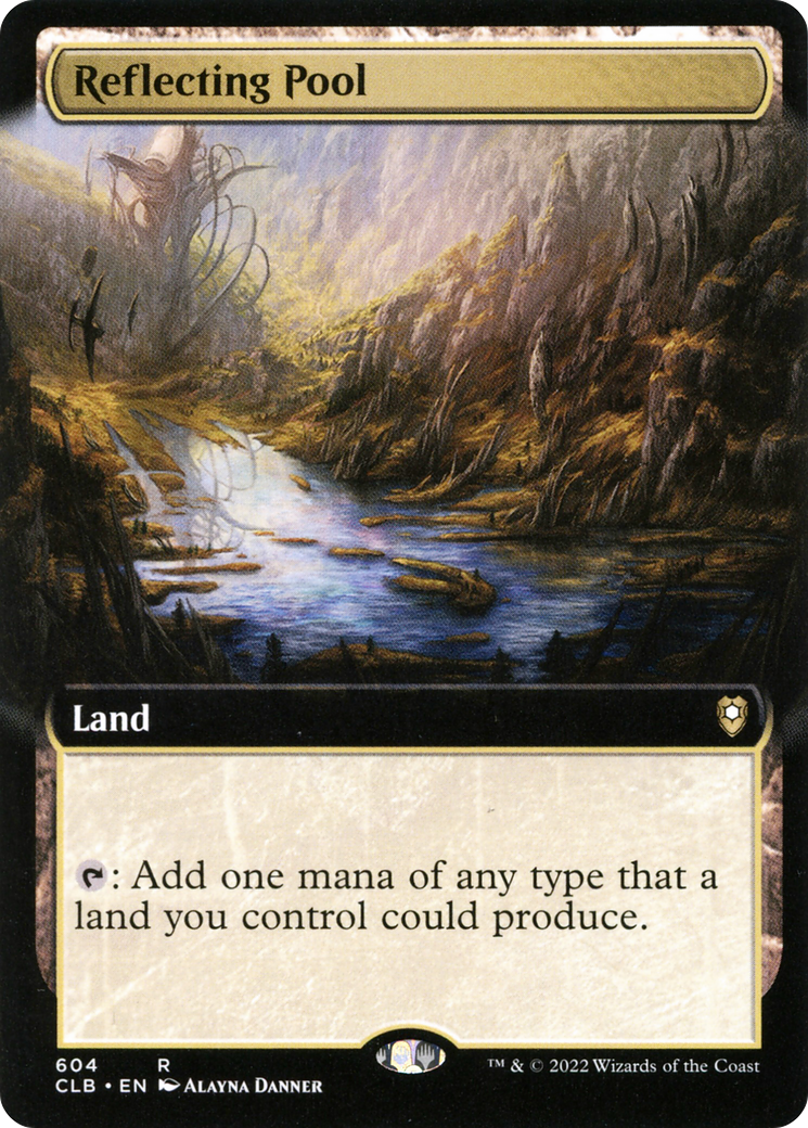 Reflecting Pool (Extended Art) [Commander Legends: Battle for Baldur's Gate] | Grognard Games