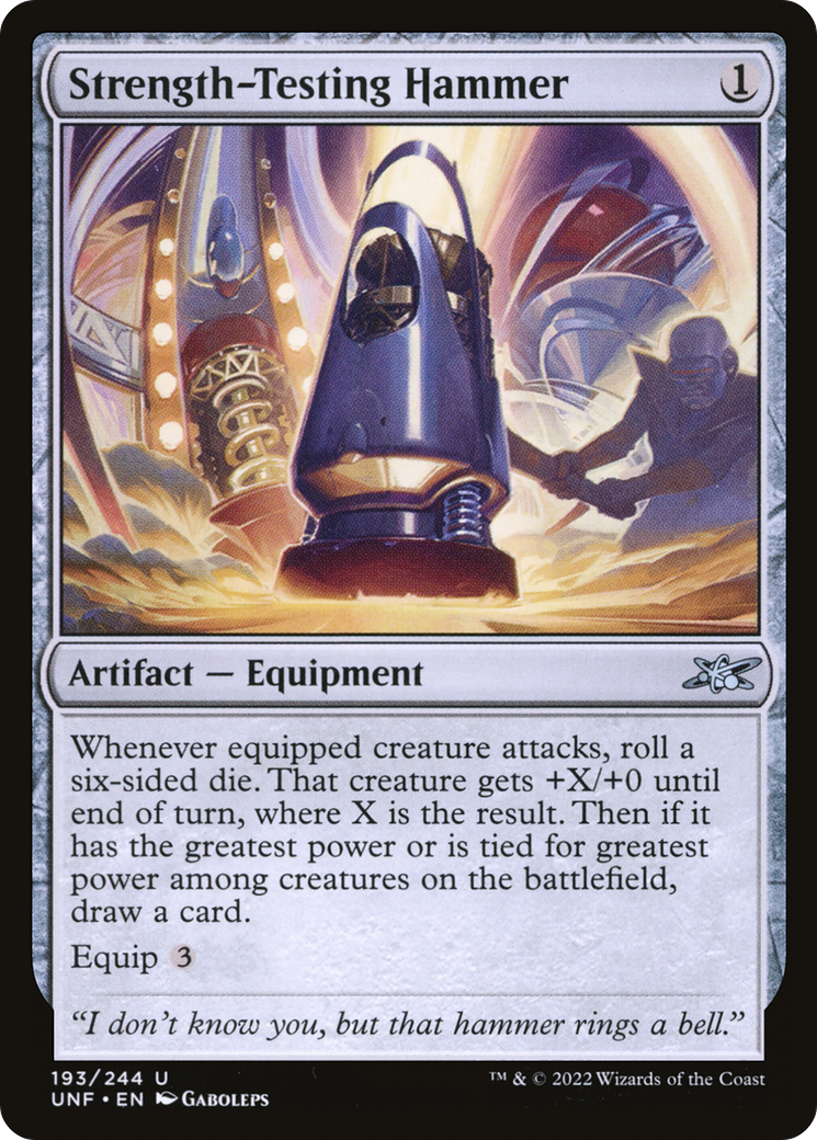 Strength-Testing Hammer [Unfinity] | Grognard Games