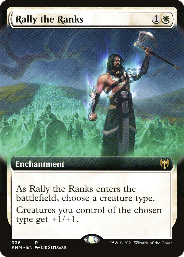 Rally the Ranks (Extended Art) [Kaldheim] | Grognard Games