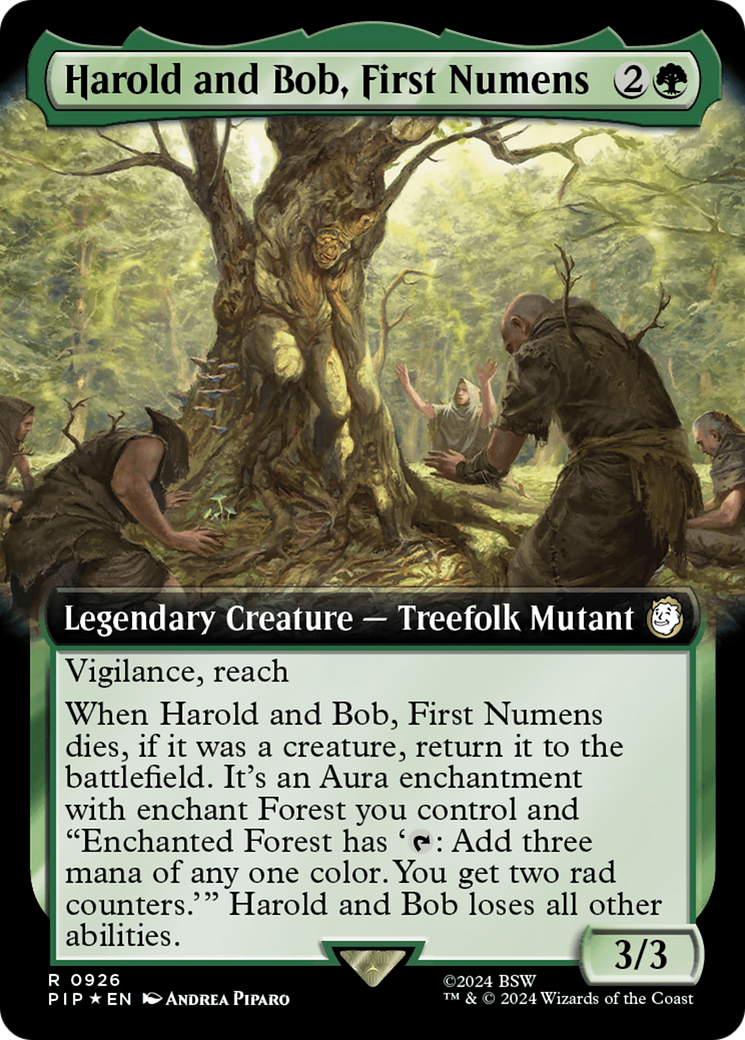 Harold and Bob, First Numens (Extended Art) (Surge Foil) [Fallout] | Grognard Games