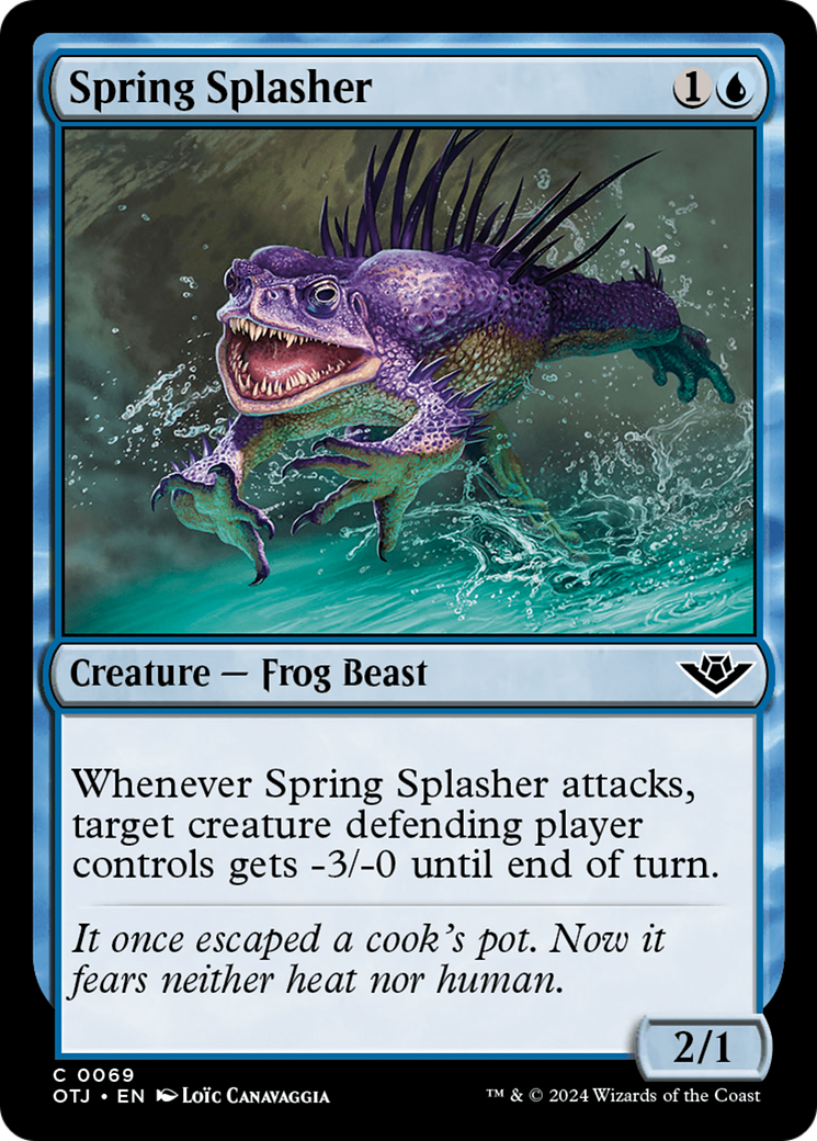Spring Splasher (OTJ-069) - Outlaws of Thunder Junction Foil | Grognard Games