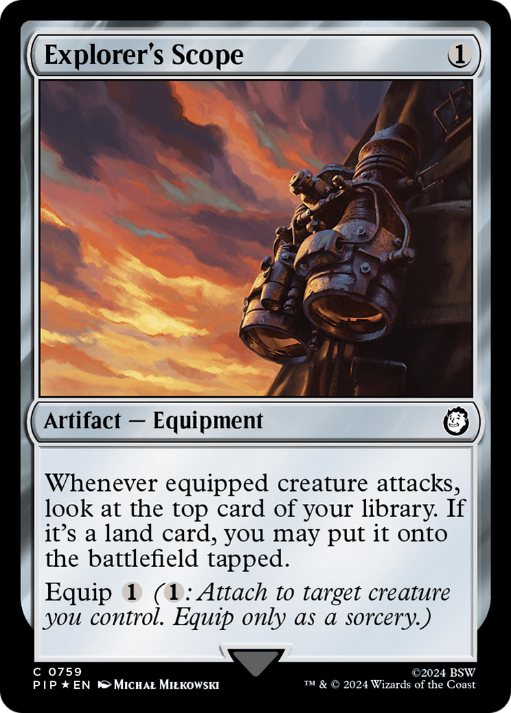 Explorer's Scope (Surge Foil) [Fallout] | Grognard Games