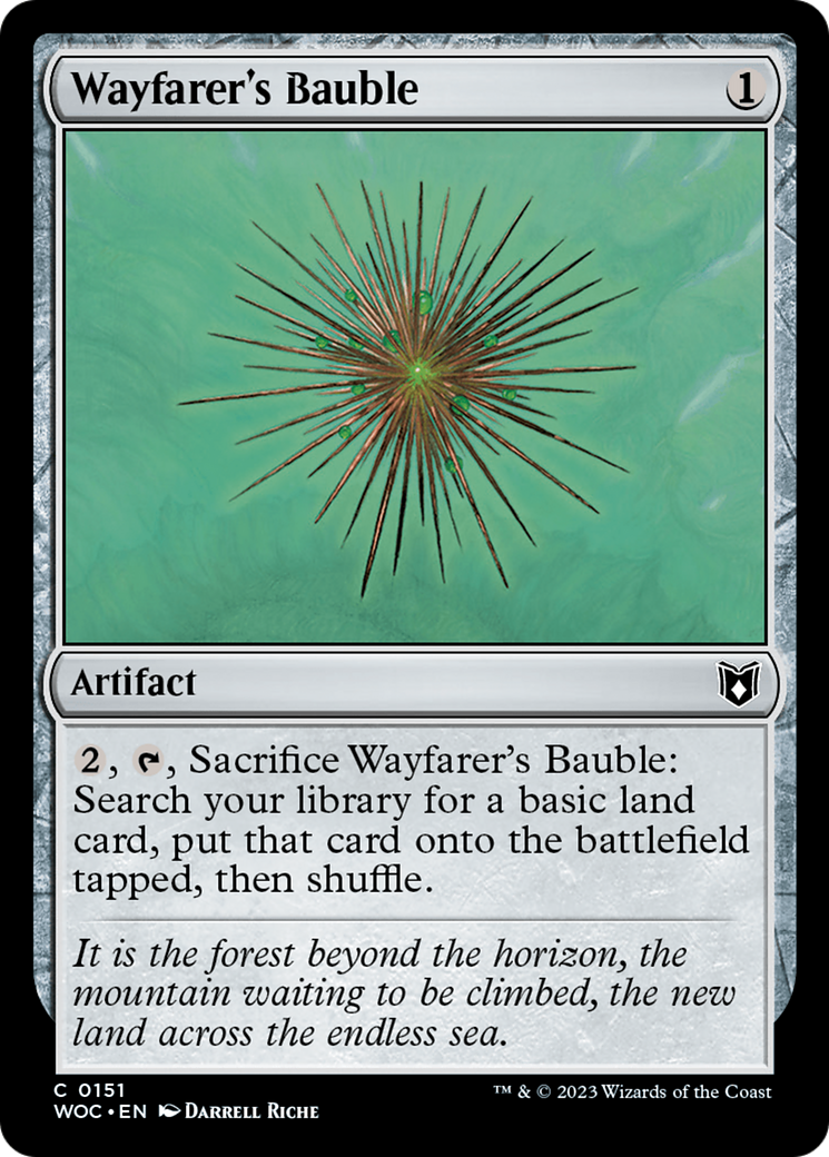 Wayfarer's Bauble [Wilds of Eldraine Commander] | Grognard Games