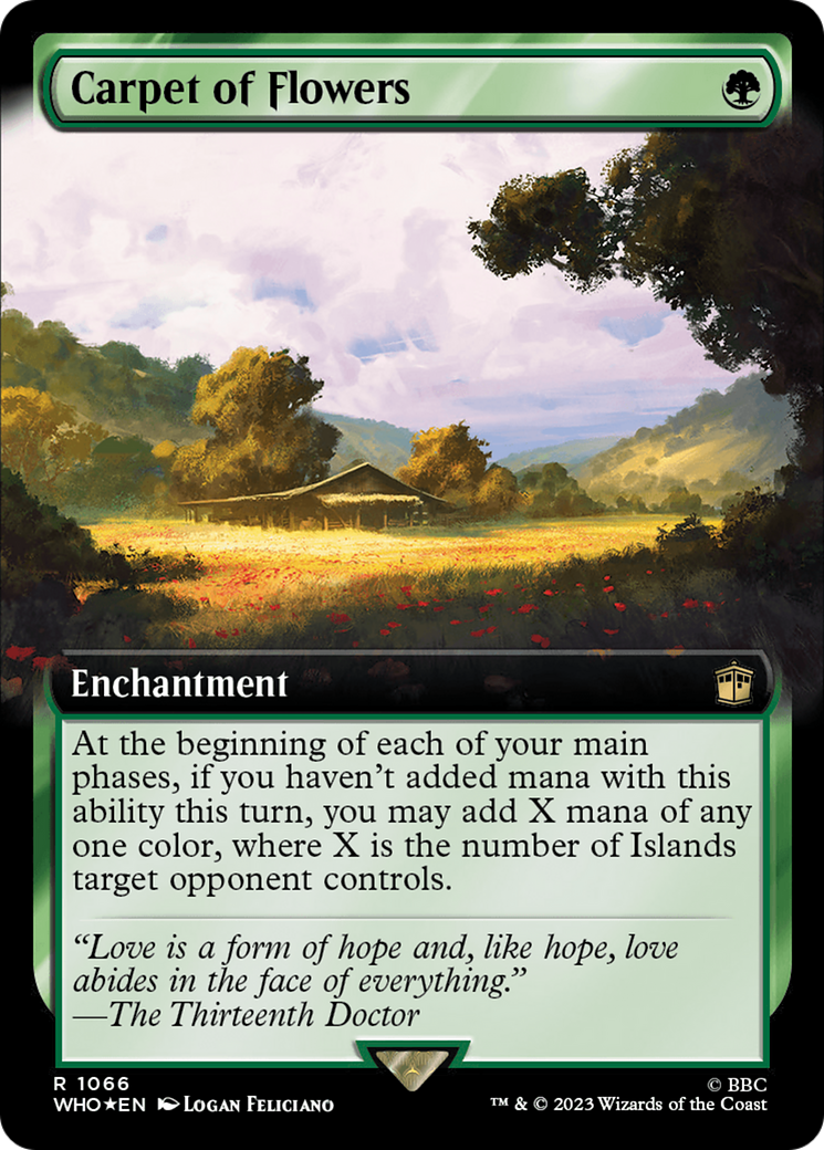 Carpet of Flowers (Extended Art) (Surge Foil) [Doctor Who] | Grognard Games