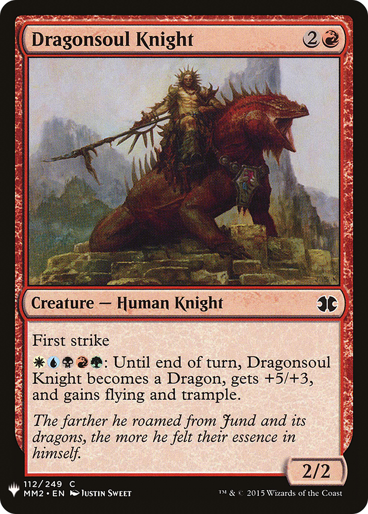 Dragonsoul Knight [Mystery Booster] | Grognard Games