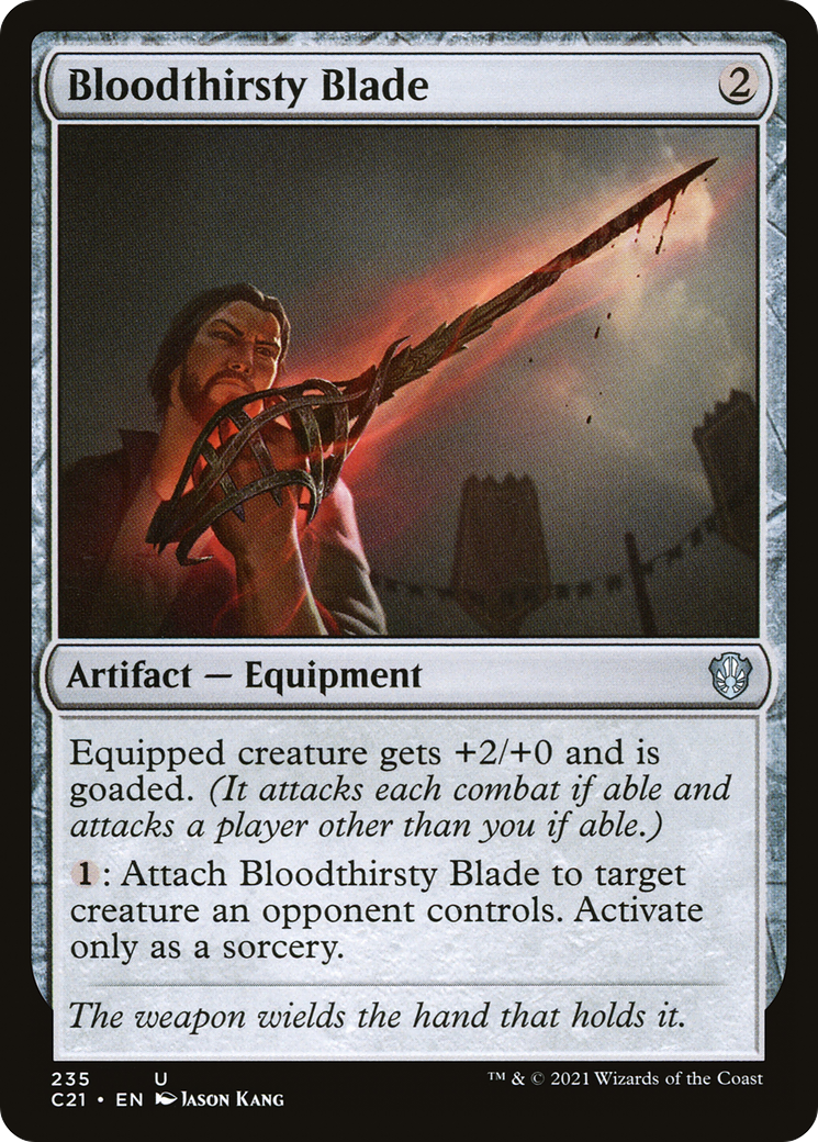 Bloodthirsty Blade [Commander 2021] | Grognard Games