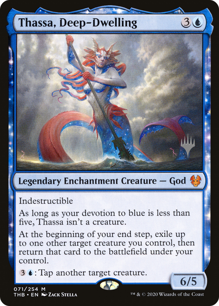Thassa, Deep-Dwelling (Promo Pack) [Theros Beyond Death Promos] | Grognard Games
