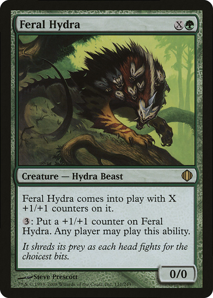 Feral Hydra (Oversized) [Oversize Cards] | Grognard Games