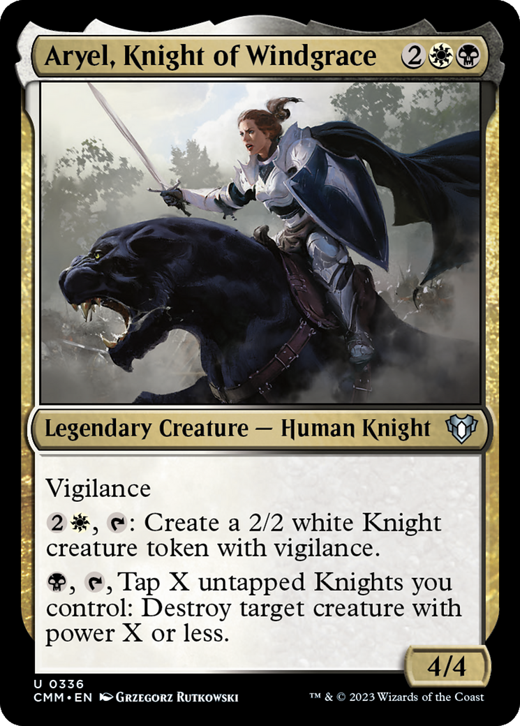 Aryel, Knight of Windgrace [Commander Masters] | Grognard Games