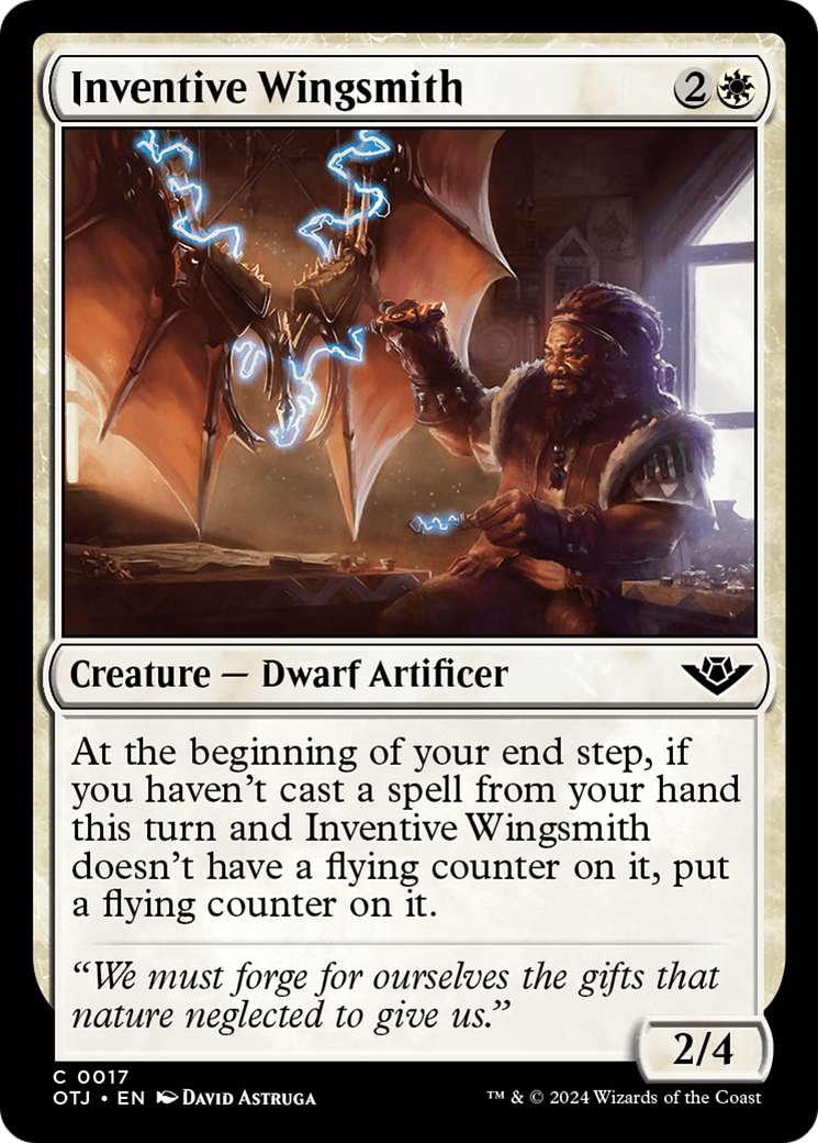 Inventive Wingsmith (OTJ-017) - Outlaws of Thunder Junction Foil | Grognard Games