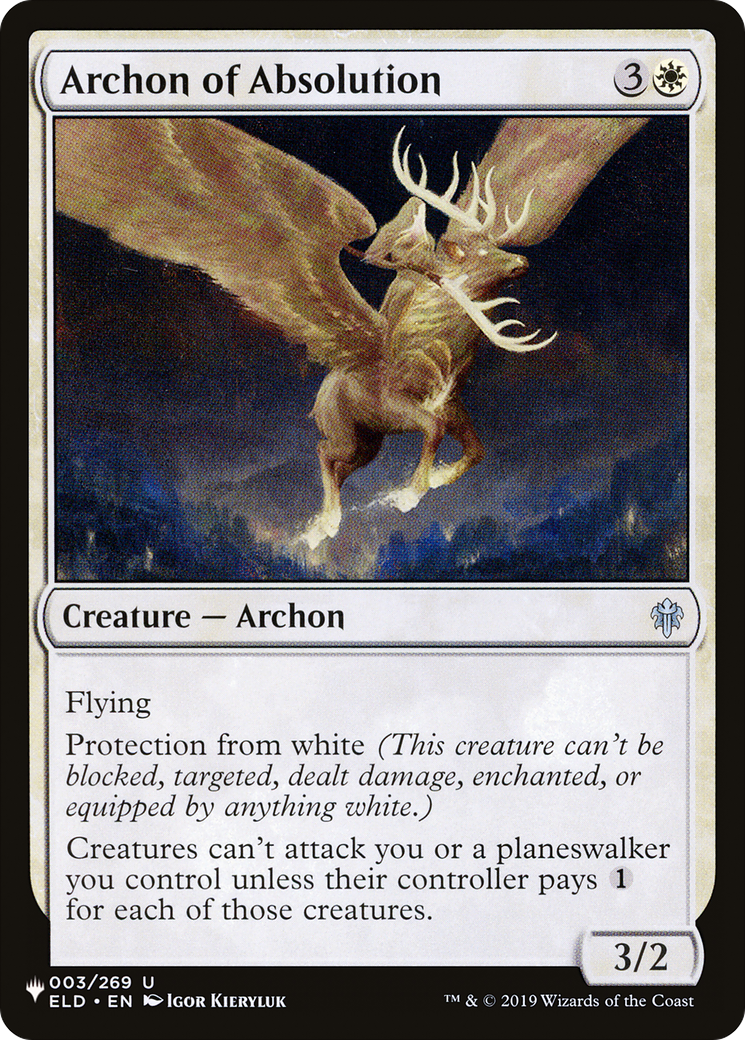 Archon of Absolution [The List] | Grognard Games