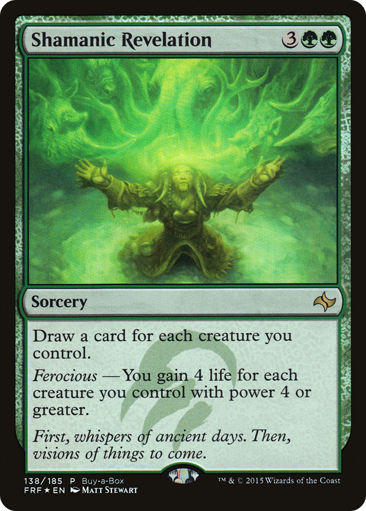 Shamanic Revelation (Buy-a-box) [Fate Reforged Promos] | Grognard Games