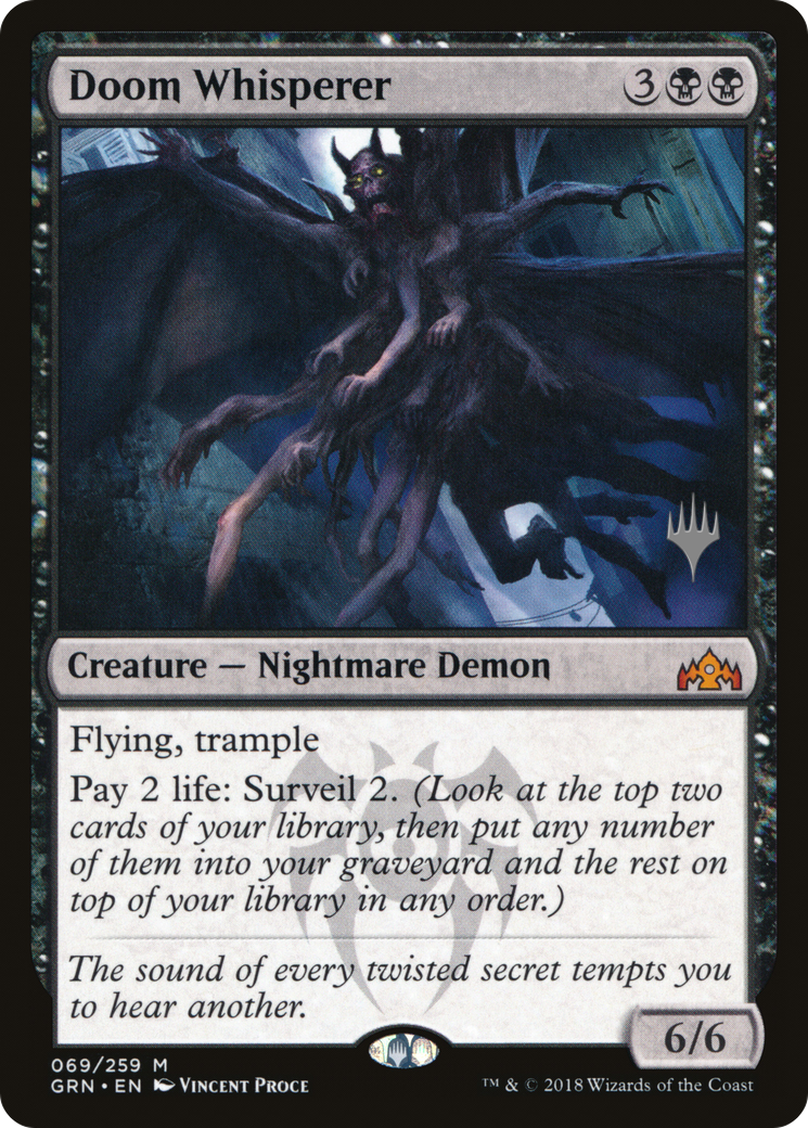 Doom Whisperer (Promo Pack) [Guilds of Ravnica Promos] | Grognard Games