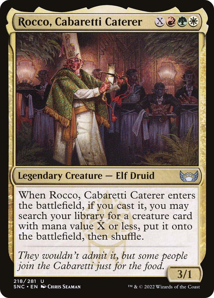 Rocco, Cabaretti Caterer [Streets of New Capenna] | Grognard Games