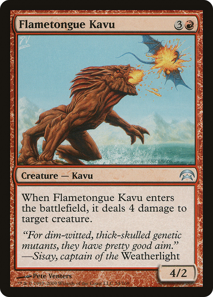 Flametongue Kavu [Planechase] | Grognard Games