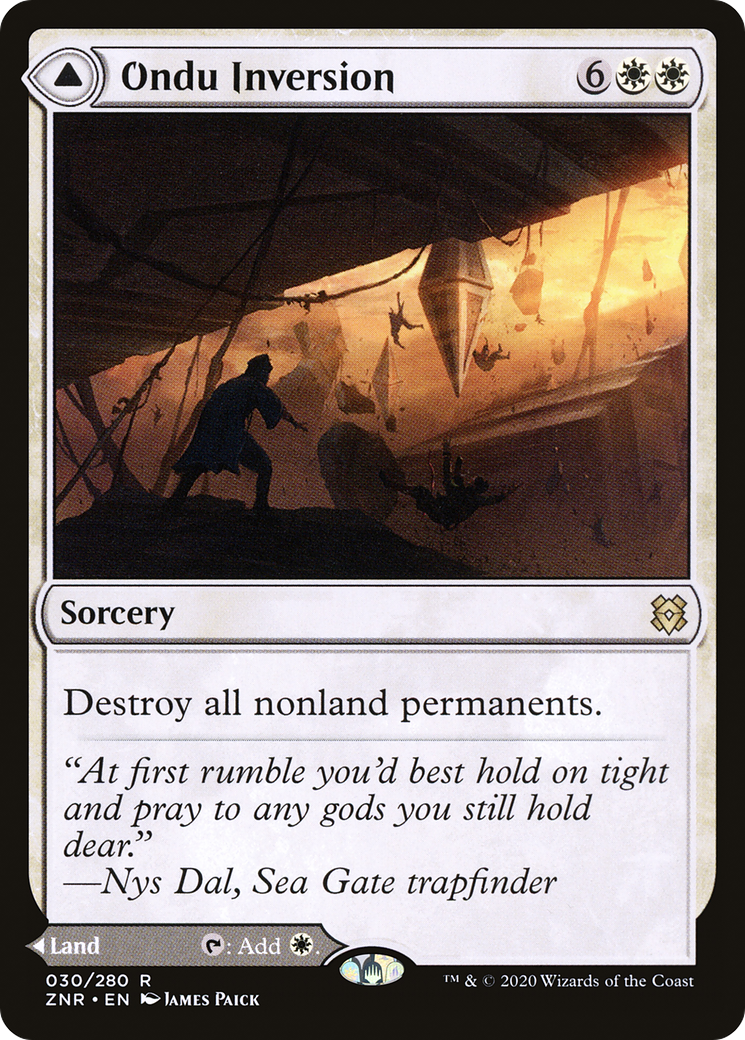 Ondu Inversion // Ondu Skyruins [Zendikar Rising] | Grognard Games
