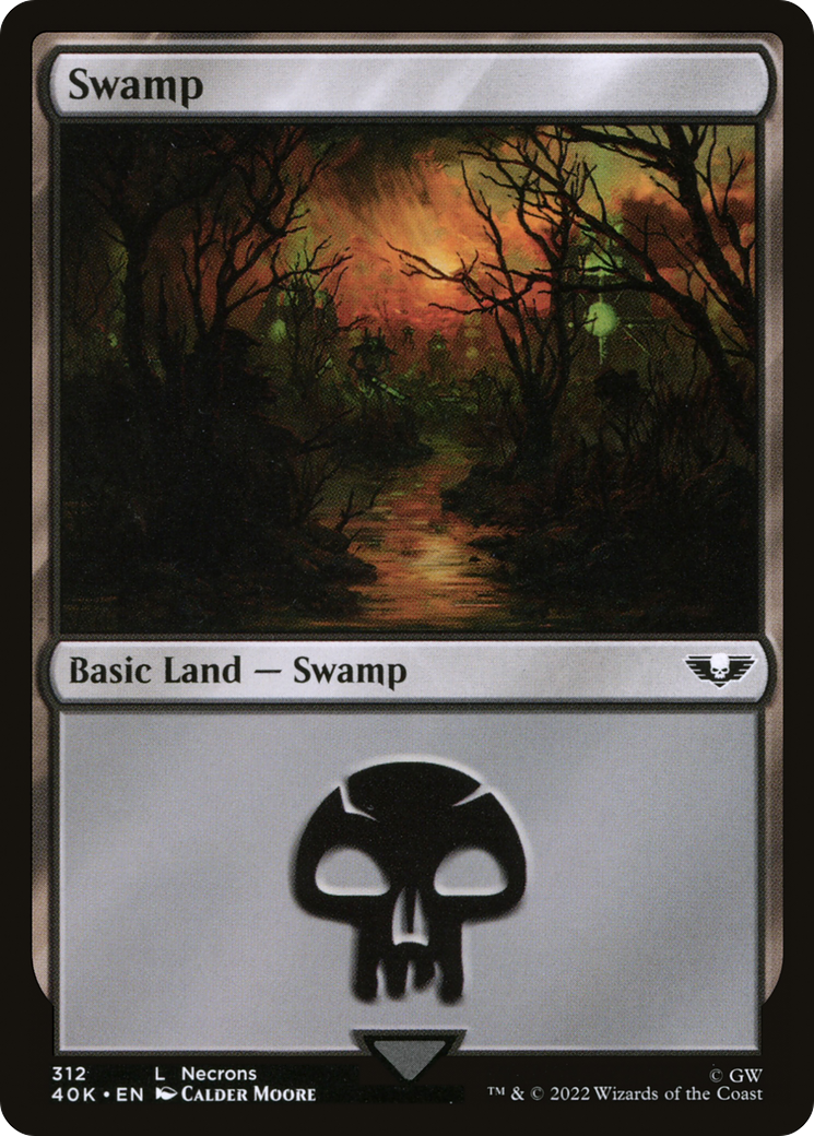 Swamp (312) [Universes Beyond: Warhammer 40,000] | Grognard Games