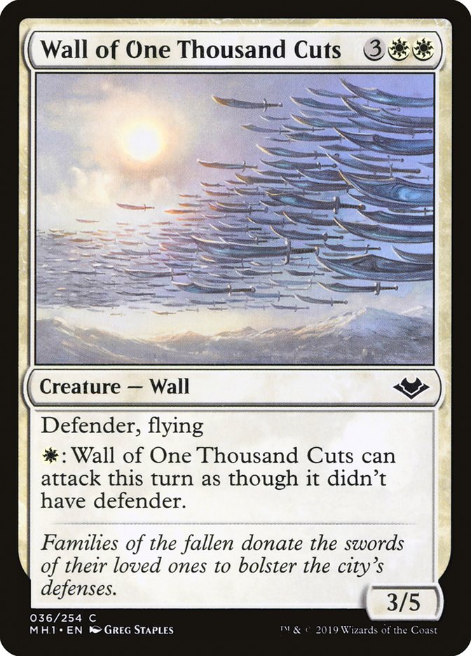 Wall of One Thousand Cuts [Modern Horizons] | Grognard Games