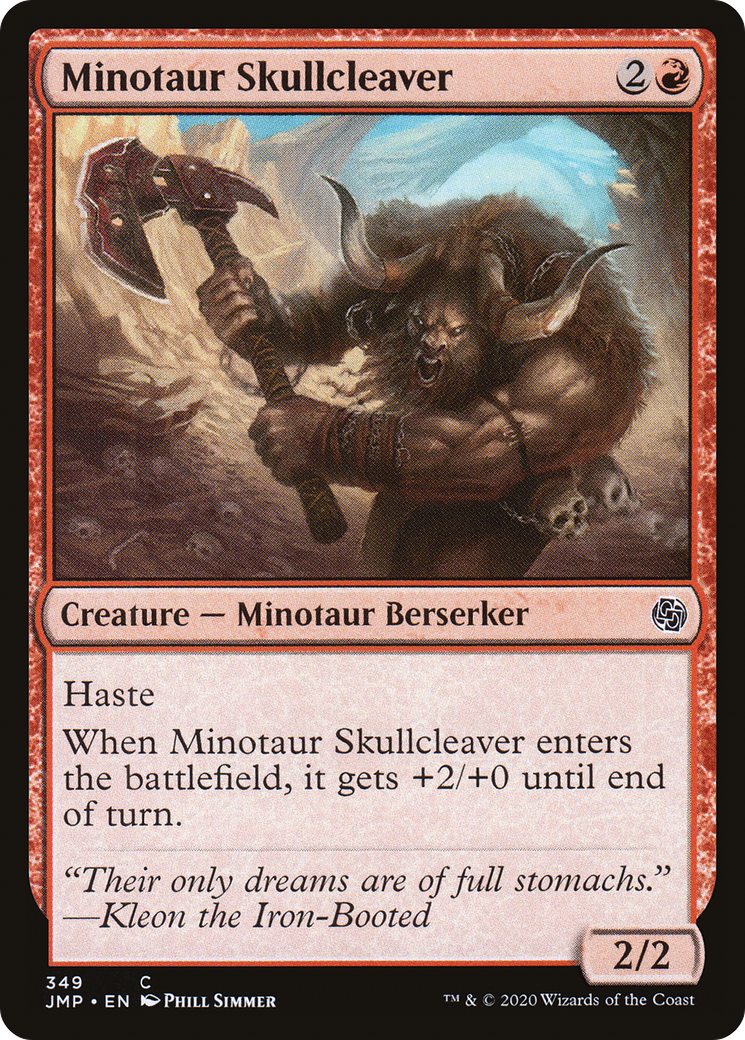 Minotaur Skullcleaver [Jumpstart] | Grognard Games