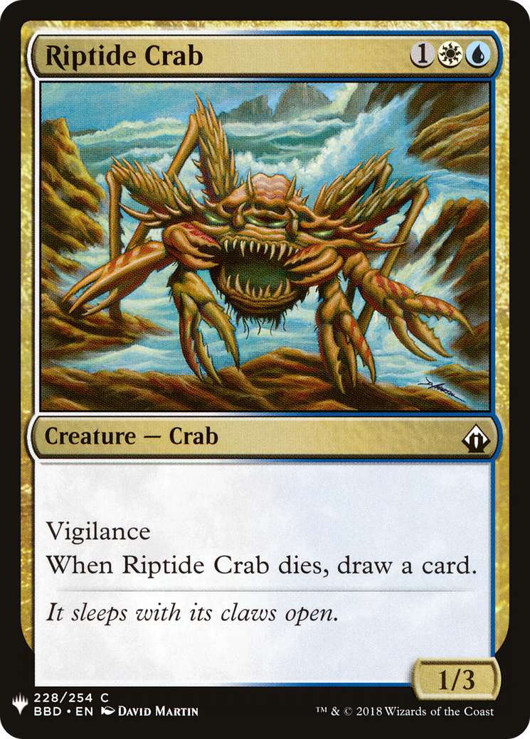 Riptide Crab [Mystery Booster] | Grognard Games
