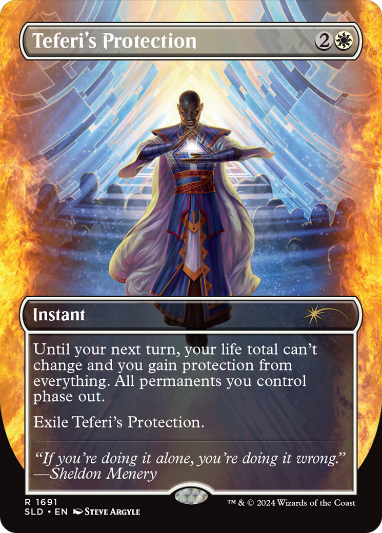 Teferi's Protection (1691) [Secret Lair: Sheldon's Spellbook] | Grognard Games