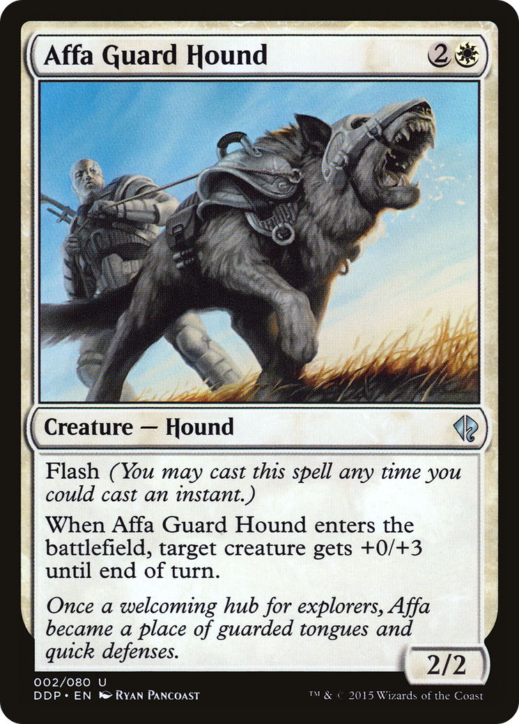 Affa Guard Hound [Duel Decks: Zendikar vs. Eldrazi] | Grognard Games