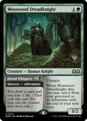 Mosswood Dreadknight // Dread Whispers (Promo Pack) [Wilds of Eldraine Promos] | Grognard Games