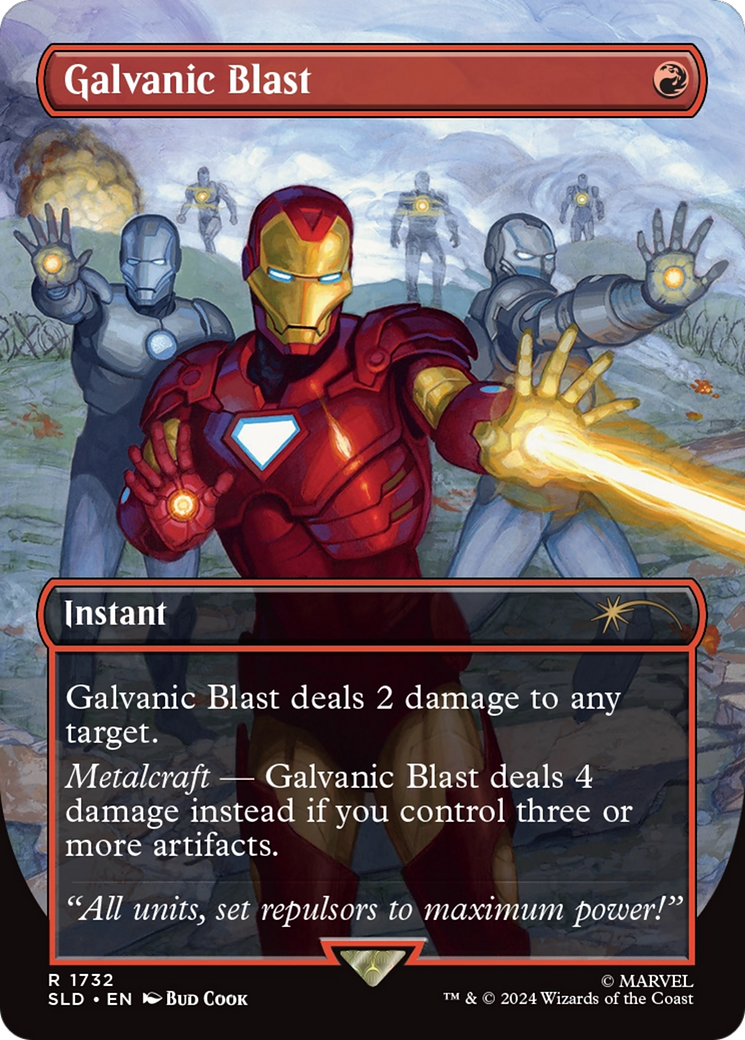 Galvanic Blast (SLD-1732) - Secret Lair Drop (Borderless) Foil | Grognard Games
