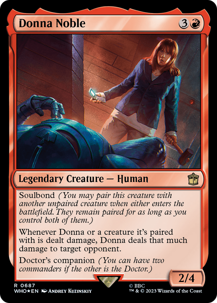 Donna Noble (Surge Foil) [Doctor Who] | Grognard Games
