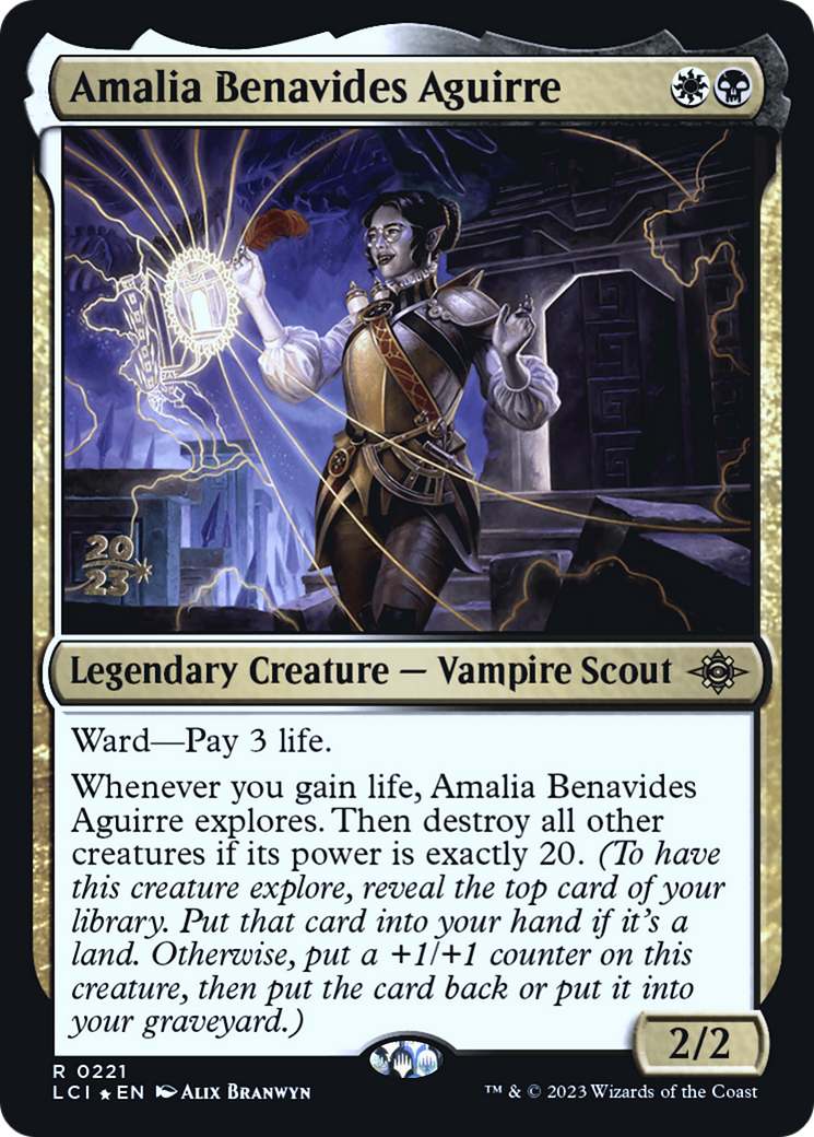 Amalia Benavides Aguirre [The Lost Caverns of Ixalan Prerelease Cards] | Grognard Games