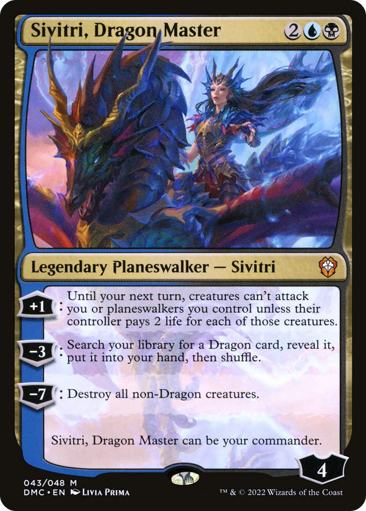 Sivitri, Dragon Master [Dominaria United Commander] | Grognard Games