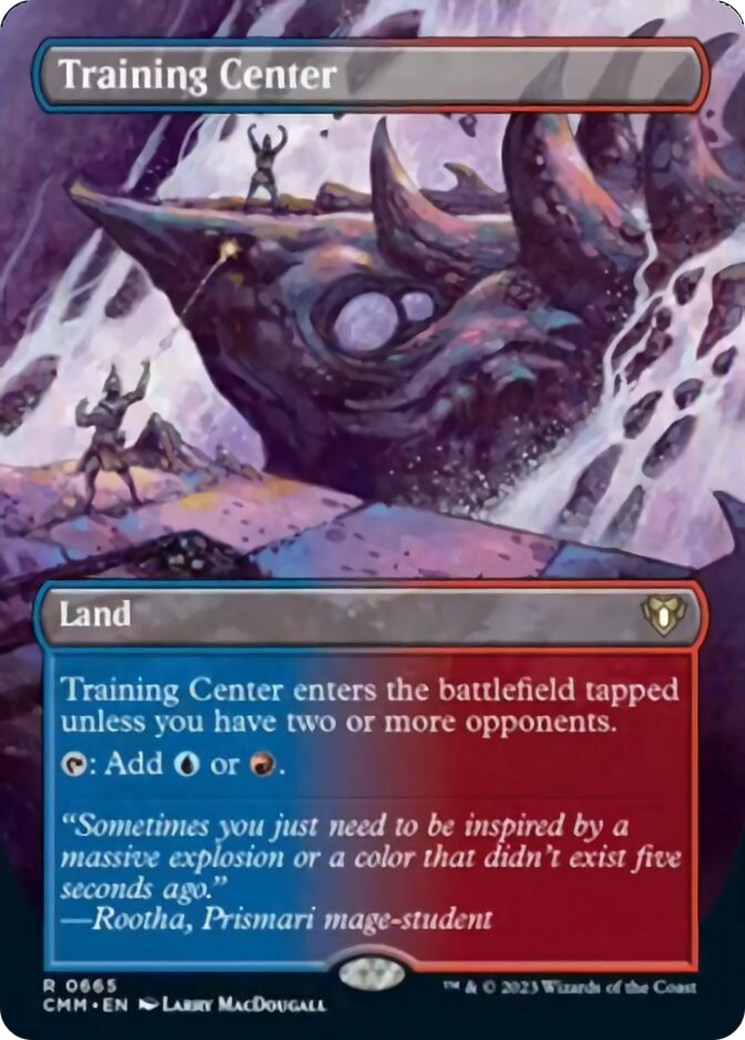 Training Center (Borderless Alternate Art) [Commander Masters] | Grognard Games