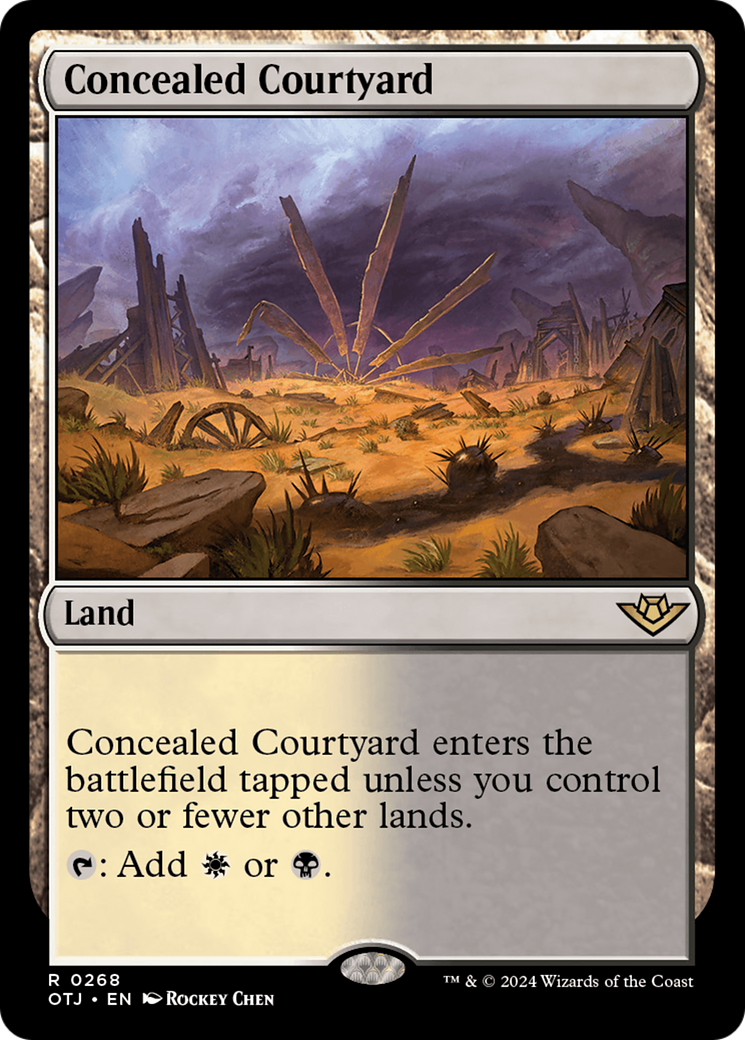 Concealed Courtyard [Outlaws of Thunder Junction] | Grognard Games