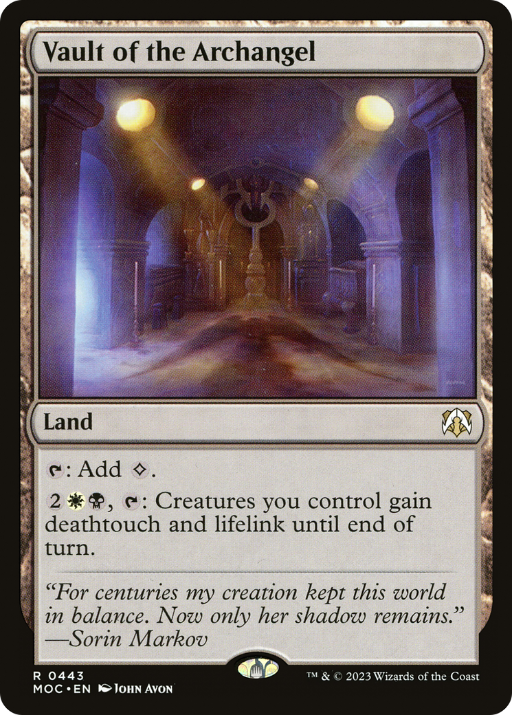Vault of the Archangel [March of the Machine Commander] | Grognard Games