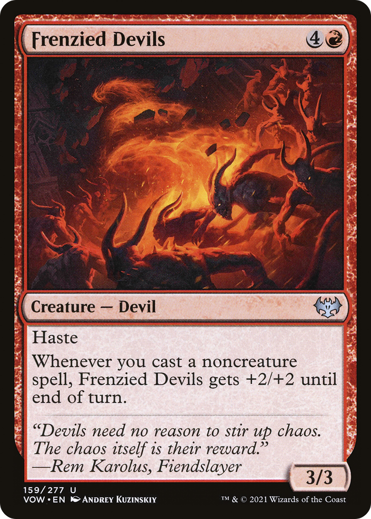 Frenzied Devils [Innistrad: Crimson Vow] | Grognard Games