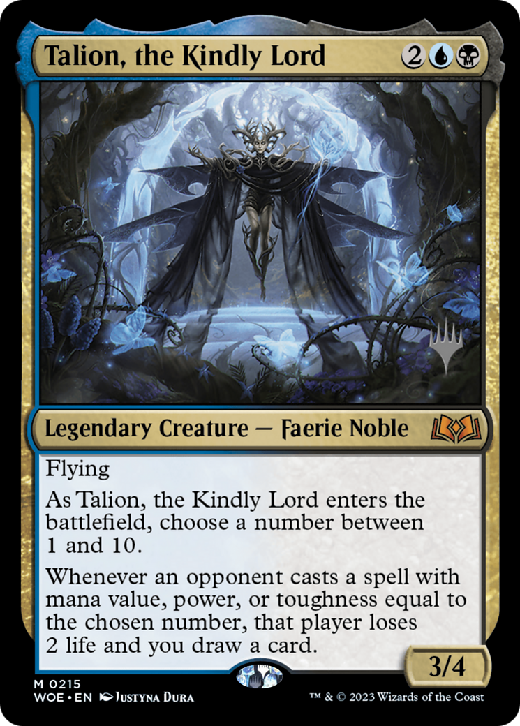 Talion, the Kindly Lord (Promo Pack) [Wilds of Eldraine Promos] | Grognard Games