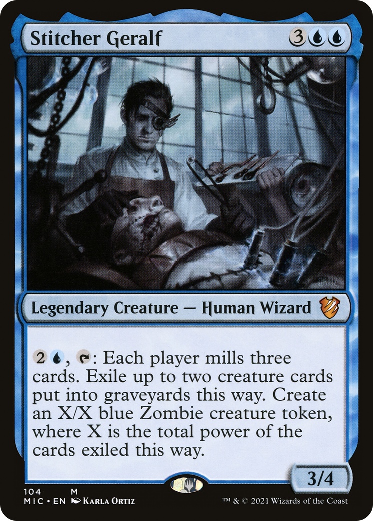 Stitcher Geralf [Innistrad: Midnight Hunt Commander] | Grognard Games