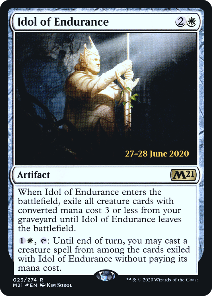Idol of Endurance  [Core Set 2021 Prerelease Promos] | Grognard Games