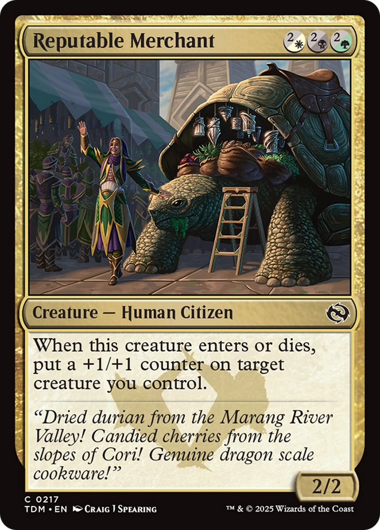 Reputable Merchant [Tarkir: Dragonstorm] | Grognard Games