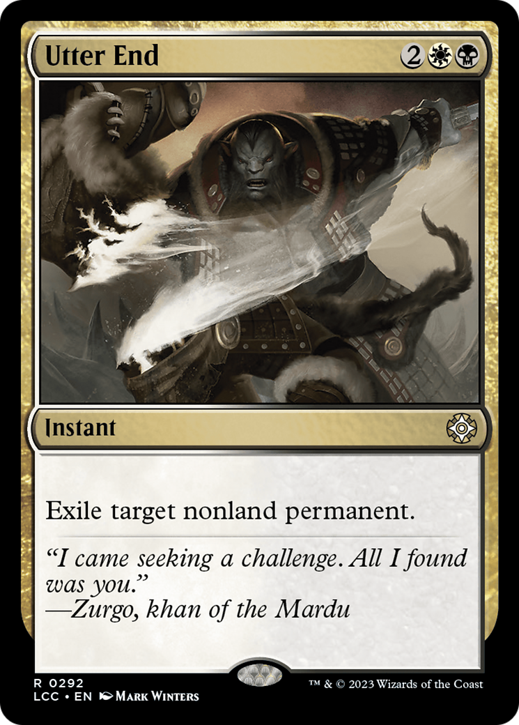 Utter End [The Lost Caverns of Ixalan Commander] | Grognard Games