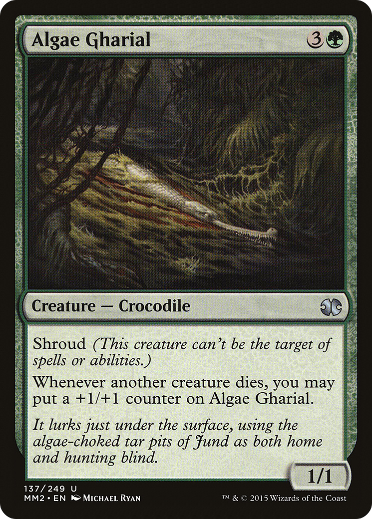 Algae Gharial [Modern Masters 2015] | Grognard Games